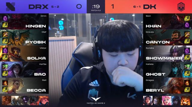 包含DRX险胜GEN，ShowMaker开启传奇时刻激烈交锋小组赛，成为赛场最大亮点的词条